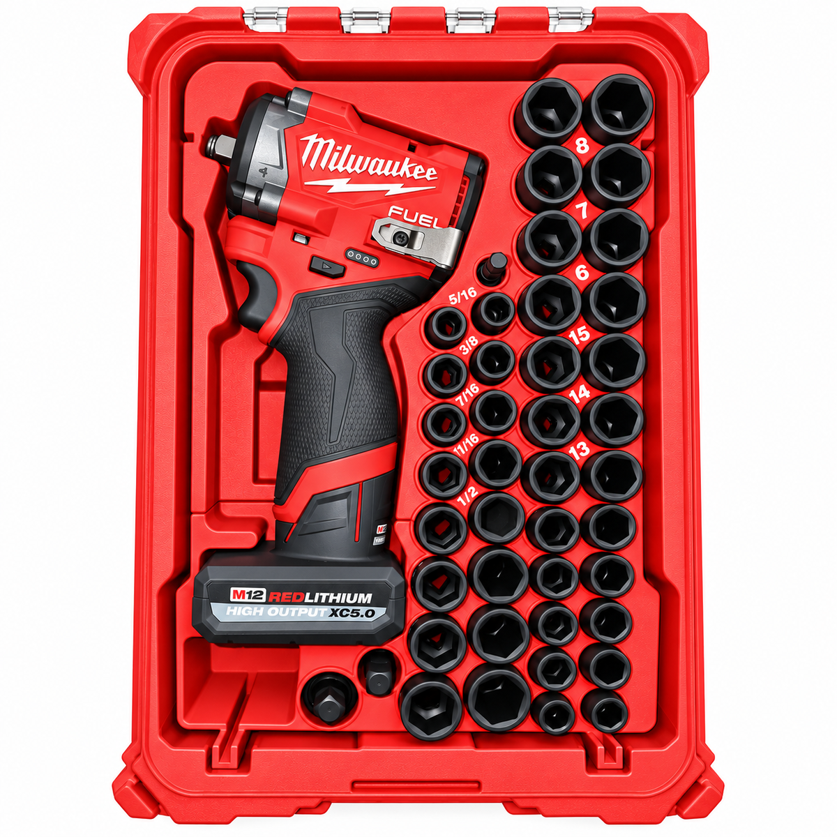 M12 Impact Wrench and Socket PACKOUT Insert — photo 4