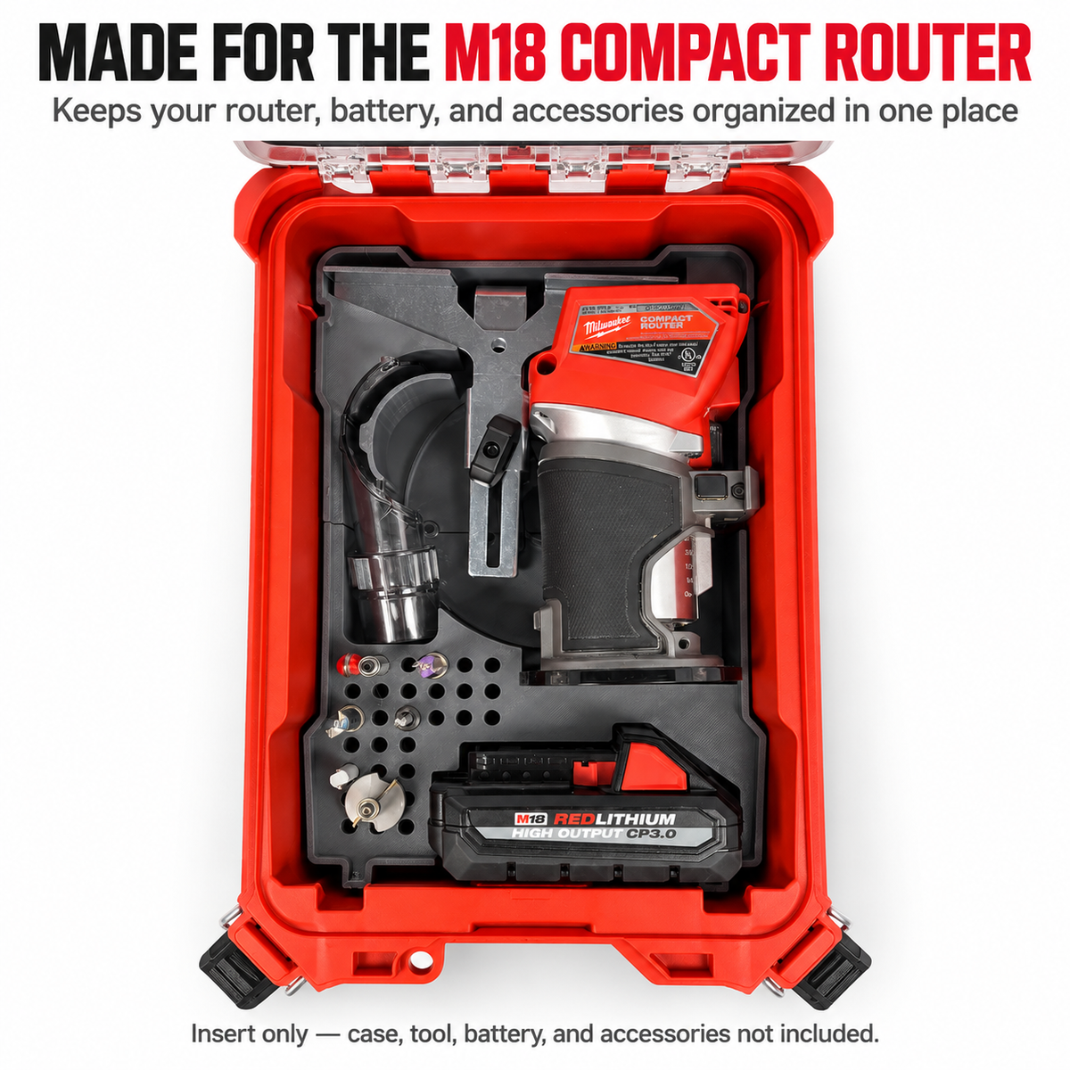 M18 Compact Router PACKOUT Insert — photo 5