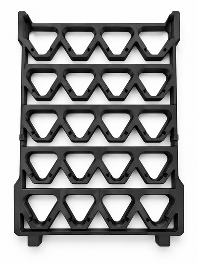 M12 CP Battery Organizer Insert for Milwaukee PACKOUT 48-22-8435, 20 Battery Holder, 1.5Ah 2Ah 3Ah Storage Tray photo 5