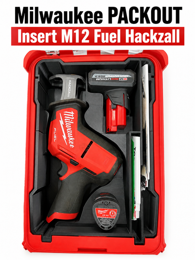 Milwaukee PACKOUT M12 FUEL Hackzall Insert | Reciprocating Saw Storage Organizer | Milwaukee Tool Insert photo 1