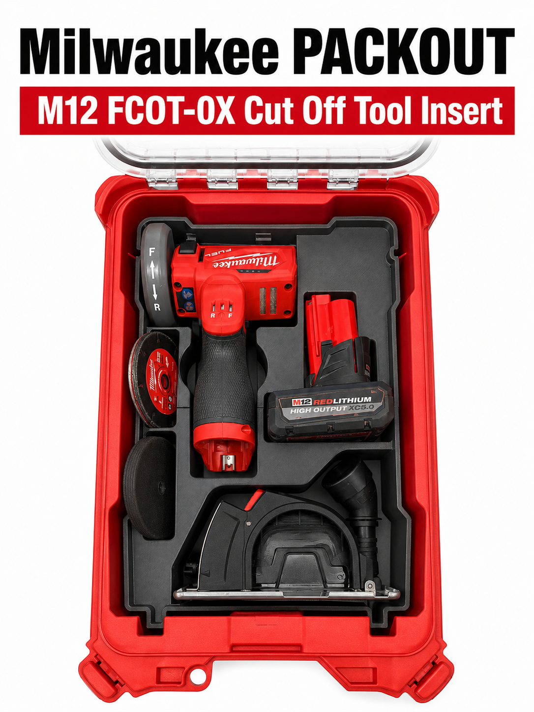 M12 Cutoff Tool PACKOUT Insert — photo 1