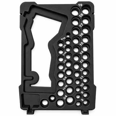 M12 Impact Wrench and Socket PACKOUT Insert — Black, insert only