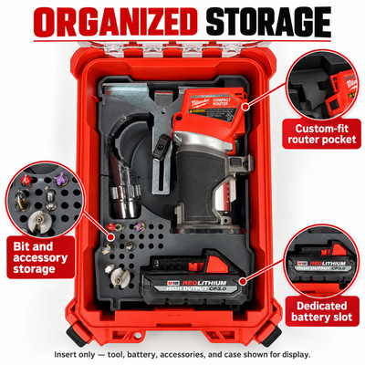 M18 Compact Router PACKOUT Insert — photo 4